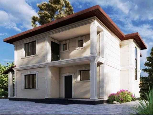 дизайн проект для фасада кирпичного дома