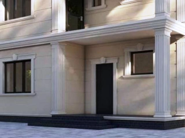 дизайн проект для фасада кирпичного дома