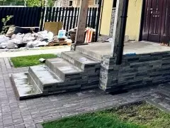 крыльцо для дома из бетона