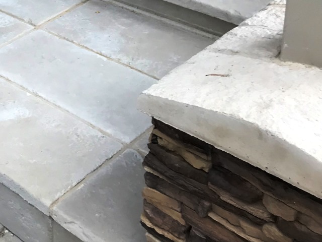 облицовка бетонной лестницы мрамором